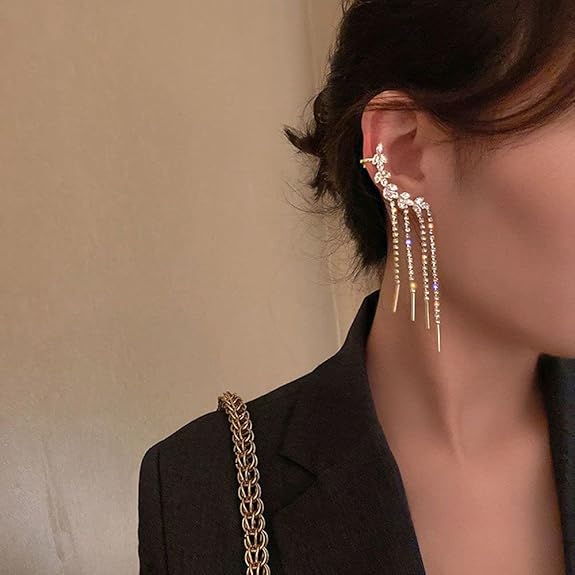 Earrings Set for Women – Studs, Hoops & Dangle Earrings in Gold & Silver Tone – Fashion Jewelry Gift Set for Girls & Women