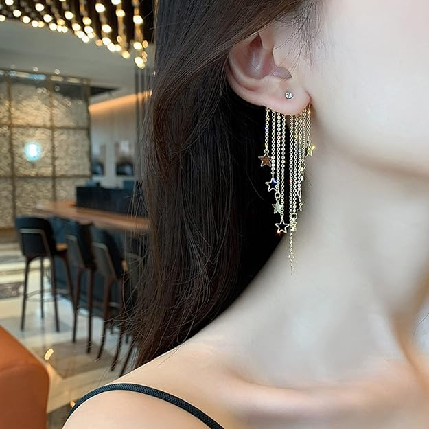 Earrings Set for Women – Studs, Hoops & Dangle Earrings in Gold & Silver Tone – Fashion Jewelry Gift Set for Girls & Women