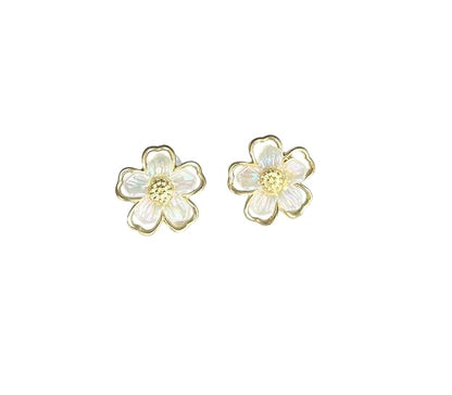 Korean Earrings For Women Flower studs