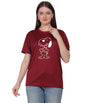 Dragon Graphic Print Cotton T-Shirt, Short Sleeve, Crew Neck, Casual Wear