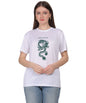 Dragon Graphic Print Cotton T-Shirt, Short Sleeve, Crew Neck, Casual Wear