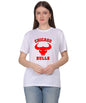 Chicago Bulls NBA Basketball Team Logo T-Shirt, Cotton, Short Sleeve, Regular Fit